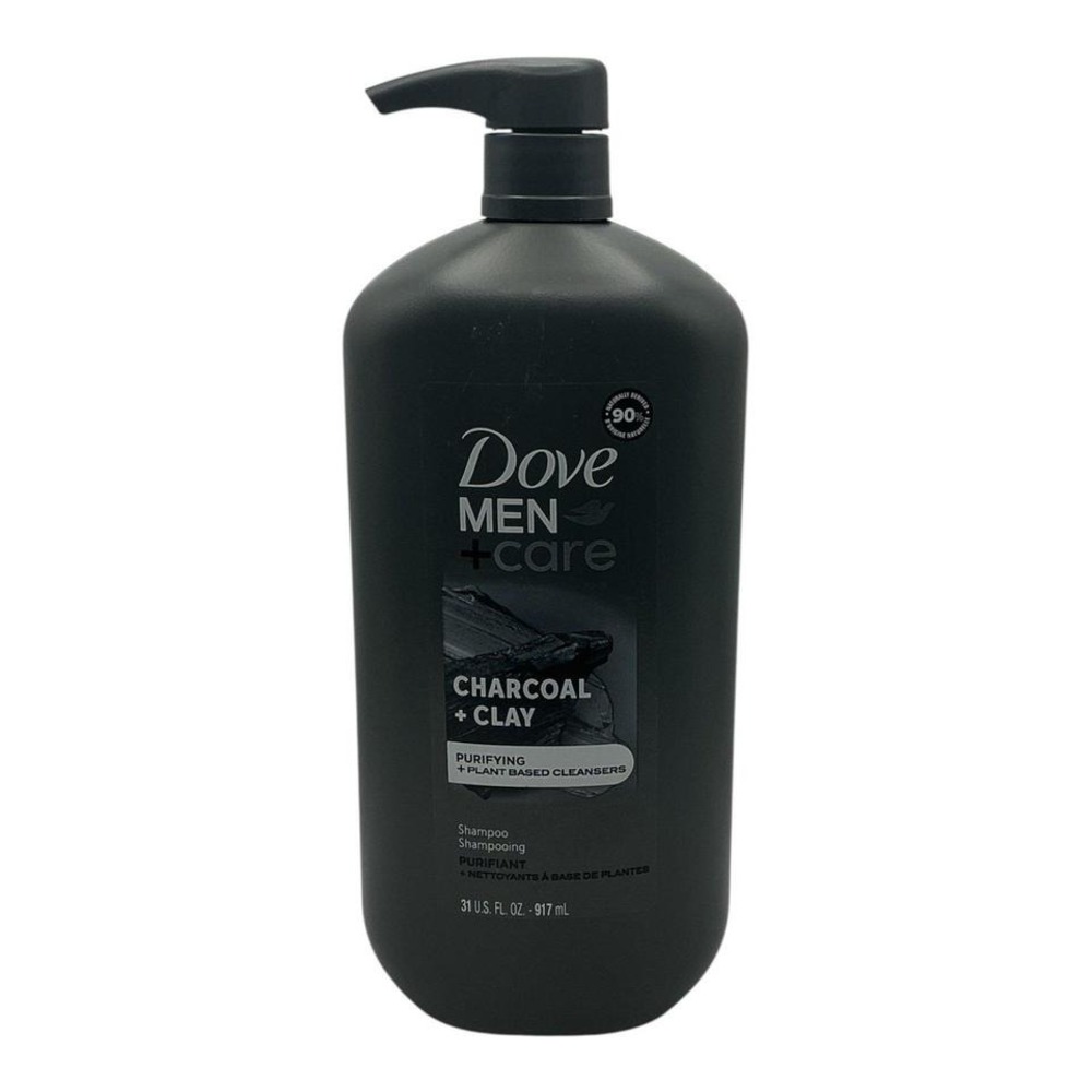 Dove Men+Care - Charcoal + Clay Shampoo‎ (31 oz) - Purifying Cleanser